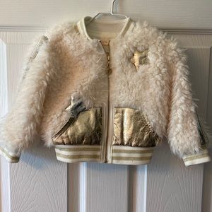 BabySara 18m ivory and gold coat
